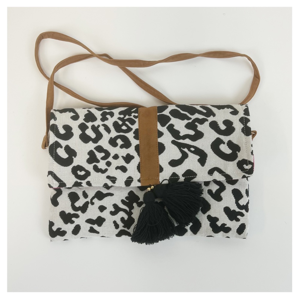 The‎ Royal Standard Moremi Leopard Print Convertible Crossbody